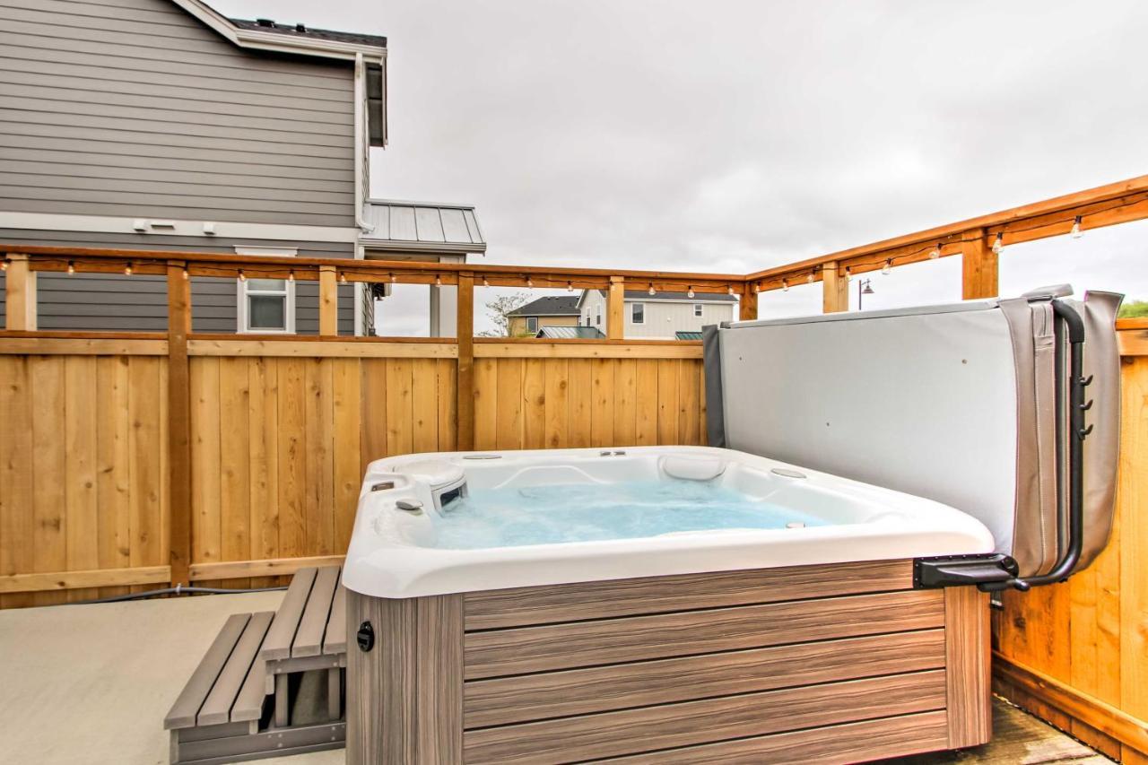 Ocean Shores House With Hot Tub - Walk To Beach Exterior foto